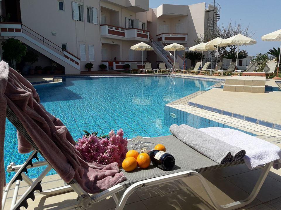 Jechrina Aparthotel Kato Daratso Exterior foto
